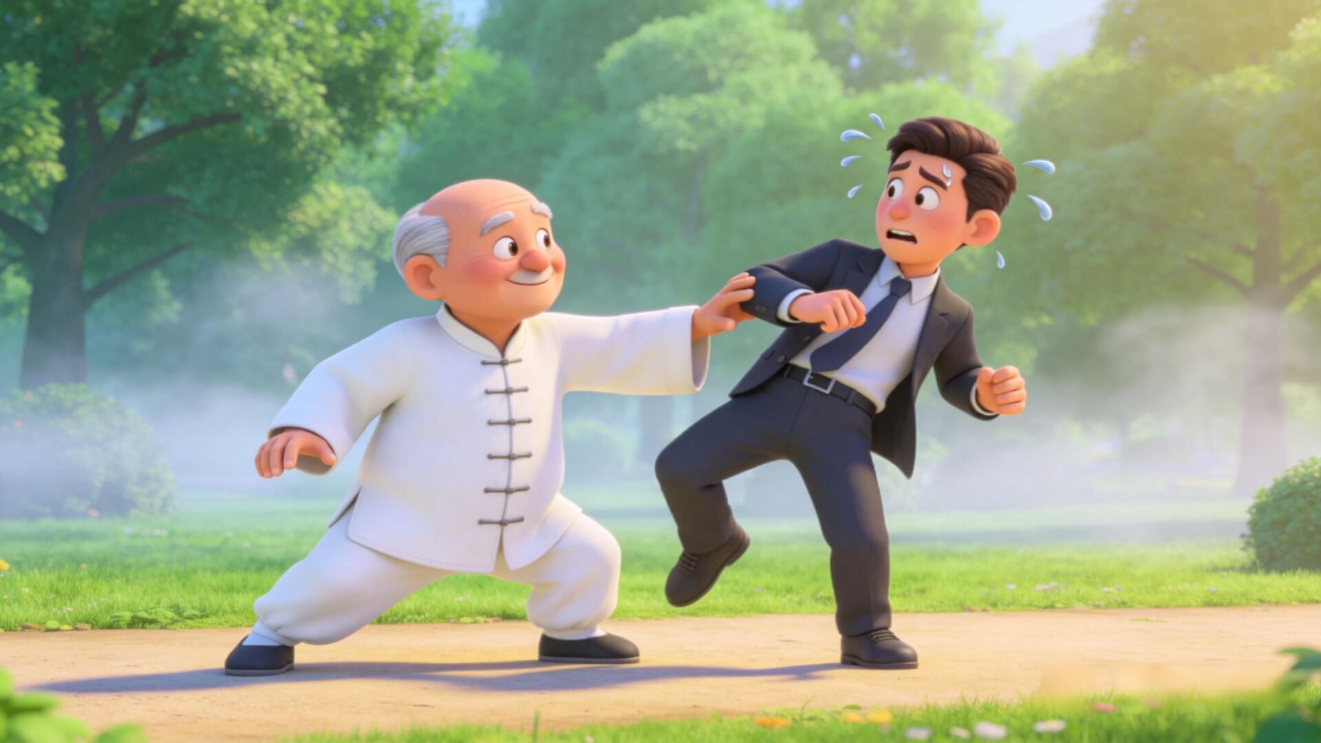 I Tried to “Spar” With My 75-Year-Old Grandpa. It Ended in 3 Seconds.